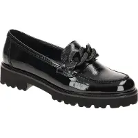 Gabor 55.240 Damenschuhe - elegante Slipper - Halbschuhe schwarz Elegant NEU