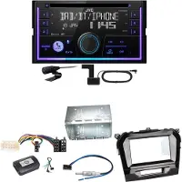 JVC KW-DB95BT Bluetooth Digitalradio USB CD Einbauset für Suzuki Vitara LY