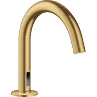 Hansgrohe Elektronik-Waschtisch Axor Uno m Temp.-Reg., Netz 230 V, brush. gol opt