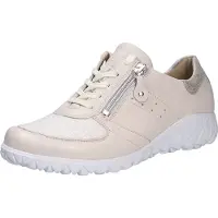 Waldlaufer Havy-Soft Sneaker, Porto Karenstretch, perl silber, OrthoTritt, Weite H 389H01-409-111 40 1/2