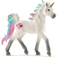 Schleich BAYALA Meereseinhorn Fohlen, 5 Jahr(e), Unicorn / Pegasus, Unicorns & Fairies, Mehrfarbig, Kunststoff, 1 Stück(e)