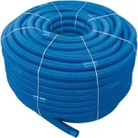 Trend-Pool Schwimmbadschlauch NW 32 mm, Rollenlänge 50,8 m, Muffenabstand 1,54 m Blau