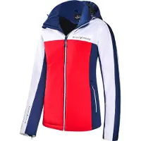 Black Crevice - Damen Wintersport Jacke | Farbe: Blau/Rot | Größe: 38