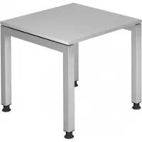 Hjh OFFICE PRO JAVA 8 S - Grau 80 x 80 höhenverstellbar