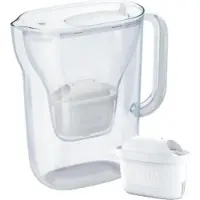 Brita Style Essential, Pitcher-Wasserfilter, 2,4 l, Transparent, Weiß