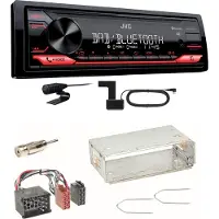 JVC KD-X272DBT Digitalradio Bluetooth USB MP3 FLAC Einbauset für BMW E30 E34 E32