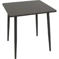Degamo Bistrotisch Gartentisch Tisch DENVER 70x70cm, Metall anthrazit