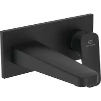 Ideal standard Wand-Waschtischarmatur Ceraplan Unterputz, Ausladung 166mm BD244XG Silk Black