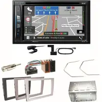 Pioneer AVIC-Z730DAB Navigation Einbauset für Opel Omega B Meriva A Agila Vivaro
