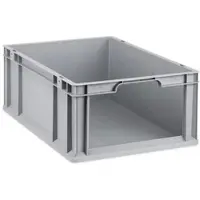 Proregal Eurobox NextGen Store | HxBxT 22x40x60cm | 44 Liter | Front offen | Eurobehälter, Transportbox, Transportbehälter, Stapelbehälter