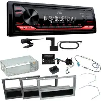JVC KD-X272DBT DAB+ Bluetooth Einbauset für Opel Signum Corsa C Tigra Twintop