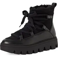 Tamaris Damen Elegante Stiefelette Warmfutter 1-26274-45 Schwarz