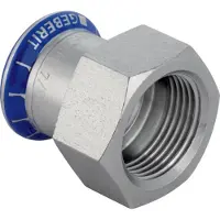 Geberit GE Mapress, Edelstahl, Uebergang, d22mm, Rp3/4, 1 Stk.