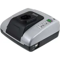 Powery Akku-Ladegerät mit USB für Black & Decker Akkutyp FIRESTORM A9262