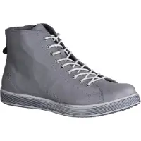 Andrea conti 0341500109 Hightop Sneaker, Damenschuhe, Leder, Hellgrau - Damenschuhe Top Trends, Grau, leder