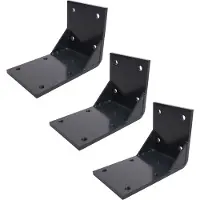 Mendler 3er-Set Deckenadapter für Kassetten-Markise H124, Deckenmontage Halterung Adapter anthrazit