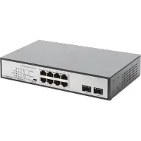 Digitus DN-95140, Unmanaged, Gigabit Ethernet (10/100/1000), Power over Ethernet (PoE), Wandmontage