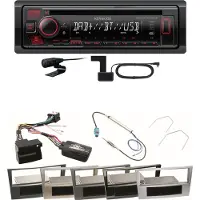 Kenwood KDC-BT450DAB Bluetooth DAB CD Einbauset für Astra H Corsa D Zafira B