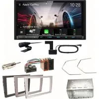Kenwood DMX8021DABS Android Auto Einbauset für Opel Vectra C Signum Corsa Combo