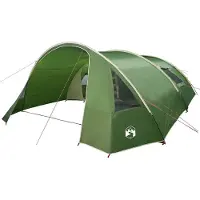 vidaXL Tunnelzelt für 6 Personen Grün und Weiß 700 x 590 x 215 cm