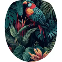 Sanilo WC-Sitz Exotic, Toilettendeckel direkt vom Hersteller, Klodeckel, Klobrille, WC Deckel, Toilettensitz, Toilettenbrille, WC Brille