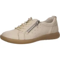 Waldlaufer Schnürhalbschuhe in beige, Gr. 6.5