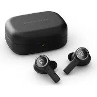 Bang & Olufsen Kabellose Bluetooth Noise Cancelling In-Ear Kopfhörer, Akkulaufzeit bis zu 28 Stunden, Wasserdichte für Arbeit, Sport und Freizeit mit Ladebox - Black