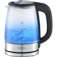Michelino Wasserkocher aus Glas 1,7 Liter