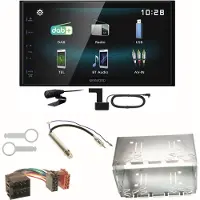 Kenwood DMX-125DAB Bluetooth MP3 USB Einbauset für Polo 6N2 9N Bora Ibiza 6L