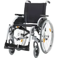 Bischoff & Bischoff Pyro Start Plus Leichtgewichtrollstuhl - Farbe: Silber - Sitzbreite: 37 cm