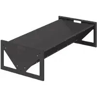 vidaXL Futtertröge für Nutztiere Schwarz 108 x 50 x 28 cm 10 kg