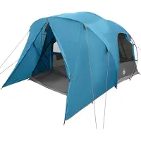 vidaXL Dome Zelt für 6 Personen mit Dach Blau 500 x 314 x 206 cm