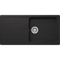 Schock Einbauspüle Fomhaus D-100L U Onyx - Unterbauspüle
