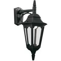 Elstead Lighting Elstead Parish Außen-Wandleuchte E27 48cm Schwarz IP44, UK