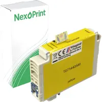 NexoPrint Druckerpatrone kompatibel zu Epson C13T071440 yellow Stylus SX200, Epson Stylus SX205, Epson Stylus SX210, Epson Stylus SX215