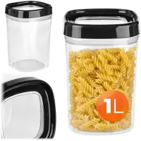 Kadax Lebensmittelbehälter für lose Produkte mit Deckel 1L zur Aufbewahrung