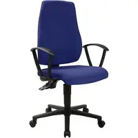 Topstar Bürodrehstuhl Maxx 500 blau-Teppichbodenrollen