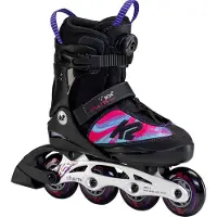 K2 CHARM BOA ALU Inline Skates Mädchen schwarz - pink Größe EU: 35 - 40