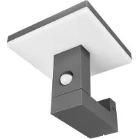 LUCANDE LED-Außenwandleuchte Olesia, Sensor, 15 cm, IP54