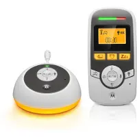 Motorola Babyphone Audio mit Display 1.5 Zoll und Babypflege-Timer – MBP161 – Weiß