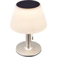 Globo Lighting Solarleuchte Edelstahl, 10x LED