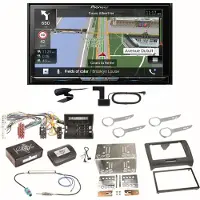 Pioneer AVIC-Z830DAB Navigation Bluetooth CD USB MP3 Einbauset für Audi TT 8J