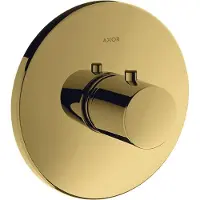 Hansgrohe AXOR Uno2 Thermostat 59 l/min Highflow Unterputz, 38715990, Farbe: Polished Gold Optic