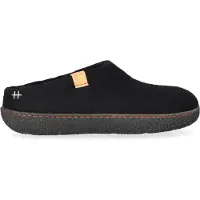 Tofvel Slipa Wollfilz-Pantoffel Black Größe 39