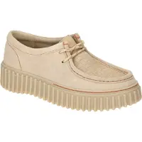 Clarks TORHILL BEE Damenschuhe - bequeme Schnür- Halbschuhe beige Elegant NEU