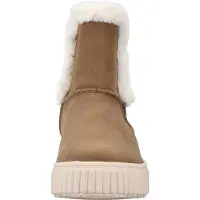 Rieker Damen Winterboot Stiefelette Warmfutter Ziernaht kuscheliges Schaftende N2560, Größe:40 EU, Farbe:Braun