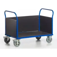 ROLLCART Schwerer Dreiwandwagen 1200kg Tragkraft 1200x780mm