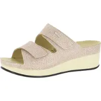 VITAL 1603 Lara komfortable und hochwertige Pantoletten Damen mit Massagefussbett aus Leder und rutschfester TPU Sohle | Pantoffel | Hausschuhe Holly Rose EU 42