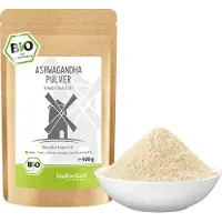 BioKontor Ashwagandha Pulver 500 g | 100% echte Ashwagandha Wurzel aus Indien |