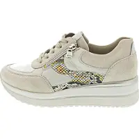 Waldlaufer K-Luana sportlicher Schnürer Beige in Gr. 38.5